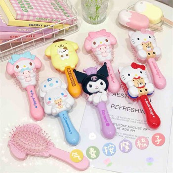 Kuromi Melody Cinnamoroll Hello Kitty air bag comb