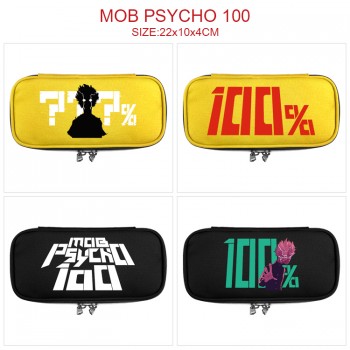 Mob Psycho 100 anime canvas pen case pencil bag