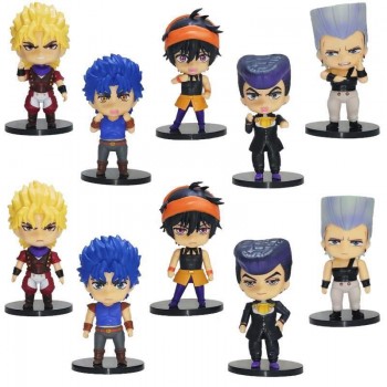 JoJo's Bizarre Adventure anime figures set(5pcs a set)(OPP bag)