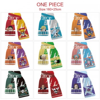 One Piece anime wrap scarf