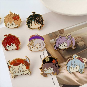 Genshin Impact game brooch pins