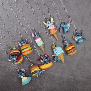 Stitch anime figure doll key chain