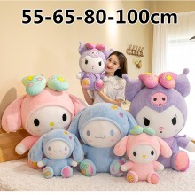 Melody Cinnamoroll Kuromi plush doll 25CM/50CM/65C...