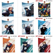 Jujutsu Kaisen anime flano summer quilt blanket