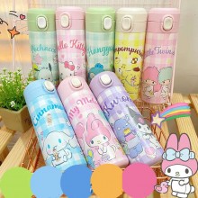 Kuromi Melody Cinnamoroll stitch vacuum thermos cu...