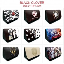 Black Clover anime pen bag pencil case