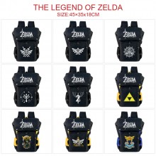 The Legend of Zelda game USB nylon backpack school...