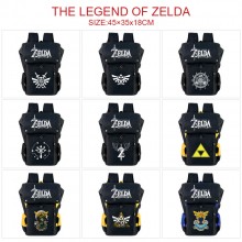 The Legend of Zelda game USB nylon backpack school bag