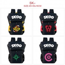 SK8 the Infinity anime USB nylon backpack school bag