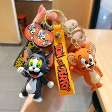 Tom and Jerry anime figure doll key chains