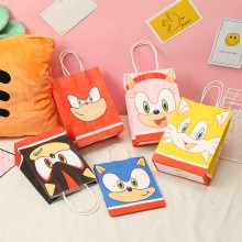 Sonic the Hedgehog anime paper gift bag shopping b...