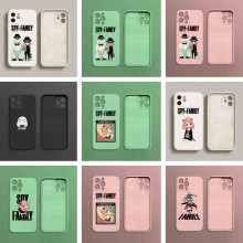 SPY FAMILY anime liquid silicone phone case