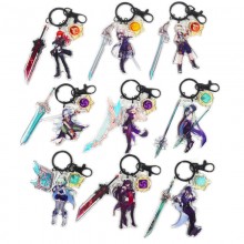 Genshin Impact game acrylic key chain