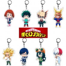 My Hero Academia anime acrylic key chain