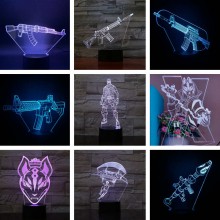 Fortnite game 3D 7 Color Lamp Touch Lampe Nightlig...