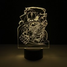 Fullmetal Alchemist anime 3D 7 Color Lamp Touch La...