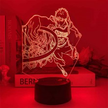 Slam Dunk anime 3D 7 Color Lamp Touch Lampe Nightlight+USB