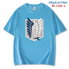 Attack on Titan anime mercerized Ice cotton t-shir...