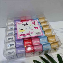 Kuromi Melody Cinnamoroll Hello Kitty anime erasers(36pcs a set)