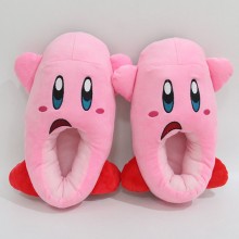 Kirby anime plush shoes slippers a pair 28CM