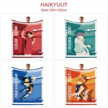 Haikyuu anime flano summer quilt blanket