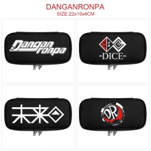 Dangan Ronpa anime canvas pen case pencil bag