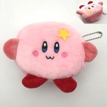 Kirby anime plush wallet coin purse 15*10CM