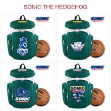 Sonic The Hedgehog game basketball backpack bag