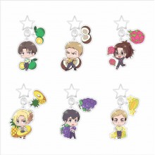 Attack on Titan anime acrylic key chain