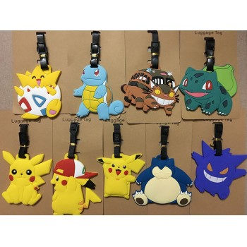 Pokemon anime luggage tag