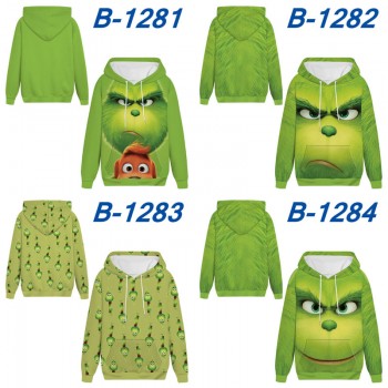 The Grinch long sleeve hoodie sweater cloth