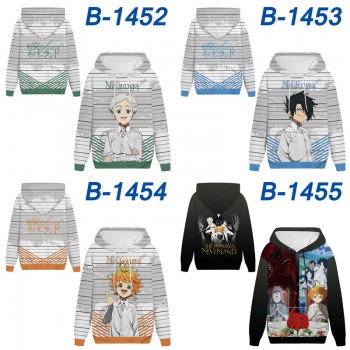 The Promised Neverland anime long sleeve hoodie sweater cloth