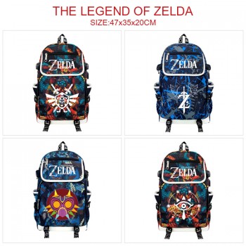 The Legend of Zelda game canvas camouflage backpack bag