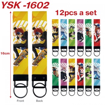 SK8 the Infinity anime rope key chains set(12pcs a set)