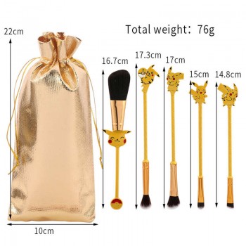 Pokemon anime makeup brush(5pcs a set)