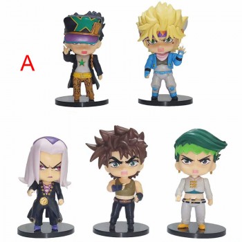 JoJo's Bizarre Adventure anime figures set(5pcs a set)(OPP bag)