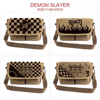 Demon Slayer anime canvas satchel shoulder bag