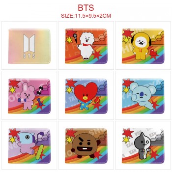 BTS BT21 star wallet