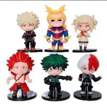 My Hero Academia anime figures set(6pcs a set)(OPP bag)