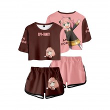 SPY FAMILY anime short t-shirt and shorts a set