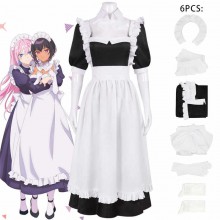 Saikin Yatotta Maid ga Ayashii cosplay apron maid ...