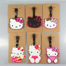 Hello kitty anime luggage tag