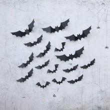 Halloween bat decorative wall props