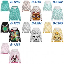 Animal Crossing game long sleeve hoodie sweater cl...