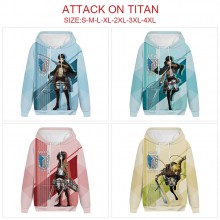 Attack on Titan anime long sleeve hoodie sweater cloth