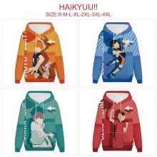 Haikyuu anime long sleeve hoodie sweater cloth