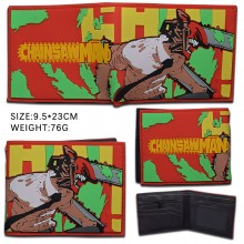 Chainsaw Man anime silicon wallet