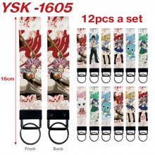 Fairy Tail anime rope key chains set(12pcs a set)