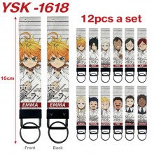 The Promised Neverland anime rope key chains set(12pcs a set)