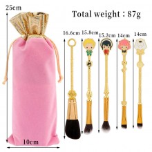 SPY FAMILY anime makeup brush(5pcs a set)